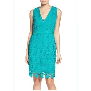 Adelyn Rae Lace Sheath Dress